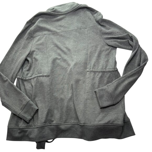 All Saints Gray Wrap Cardigan Sweater. Size Women's US 4.  Gina Drape Jacket - Picture 7 of 13